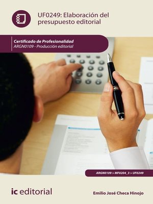 cover image of Elaboración del presupuesto editorial. ARGN0109